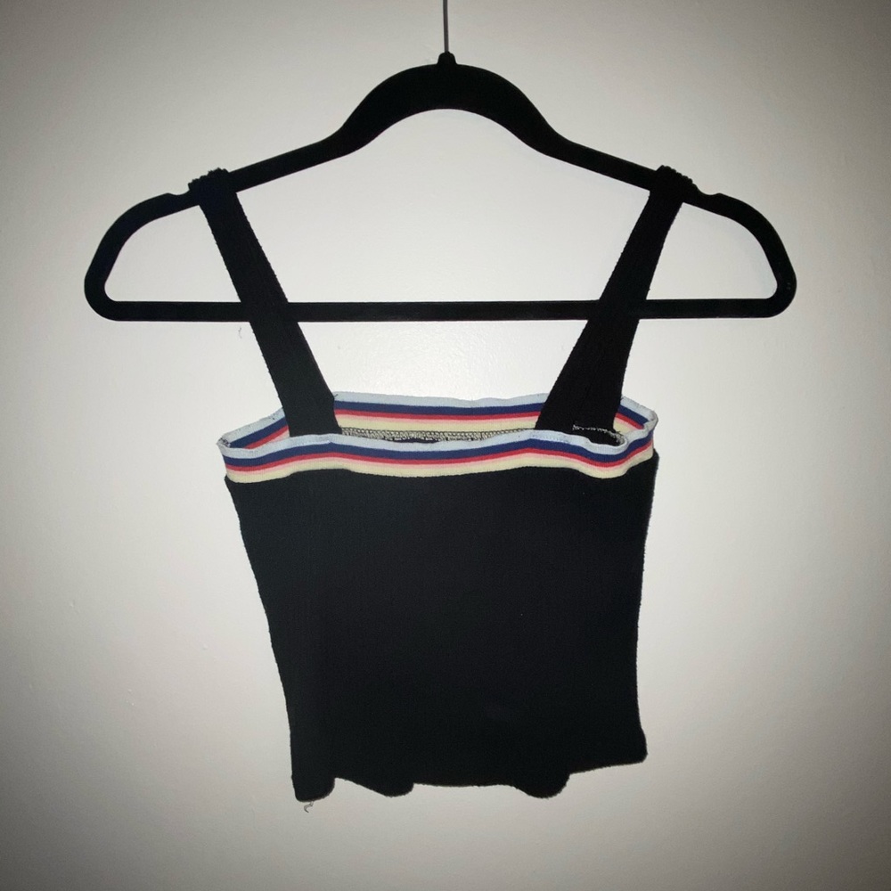 Retro Ribbed Crop Top - Picture 6 of 6